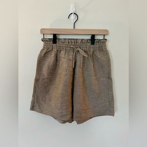 Madewell High Waisted Cinched/ Drawstring Shorts